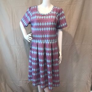 3X Lularoe Amelia Dress